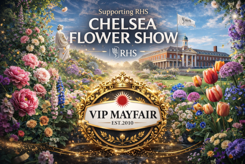 Chelsea Flower Show chauffeur service in London by VIP Mayfair