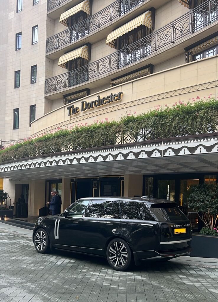 The Dorchester Hotel chauffeur service in Park Lane London