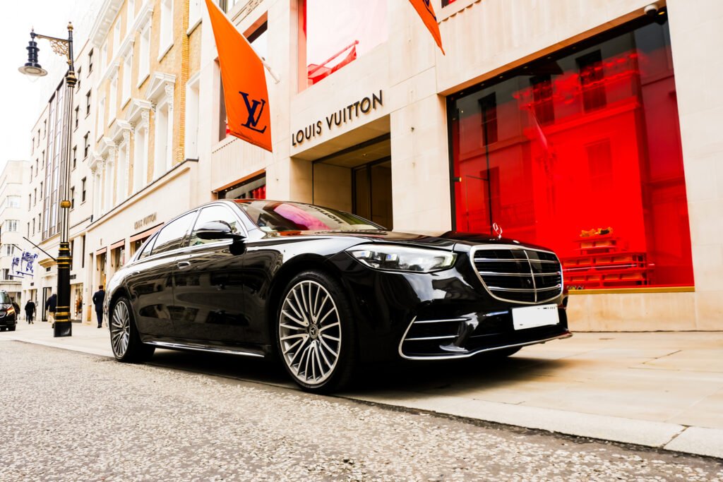 S-Class Mercedes - Private Chauffeur for London Shopping Trips