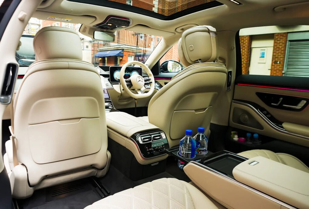 Luxury S-Class Mercedes interior b VIP Mayfair 